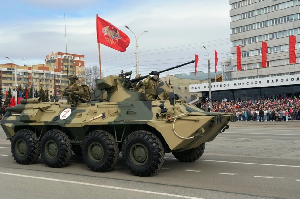 Спецназовцы Росгвардии приняли участие в Парада Победы в Архангельске